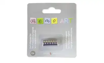  6er-Set Starkmagnete rund  