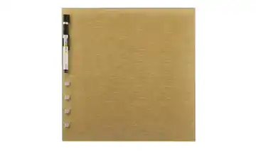 Memoboard 30x30 cm Gold Goldfarben 30 cm