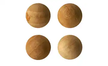  4er-Set Magnete  Holz