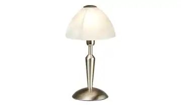 KHG Tischleuchte nickel matt mit Glasschirm