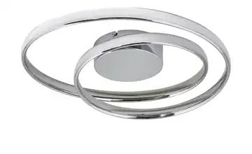 KHG LED-Deckenleuchte, Chrom, gedreht
