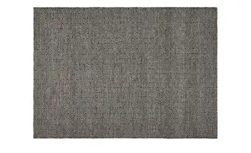 Naturteppich rechteckig 160x230 cm Natur (Beige) / Schwarz