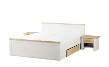 Bett mit 2 Nachtkommoden Luca