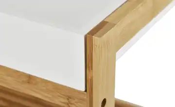 Bambus-Beistelltisch mit Tablett