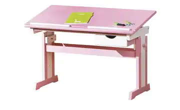 Schreibtisch Loire Rosa / Weiß