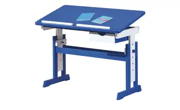 Schreibtisch Loire Blau / Weiß