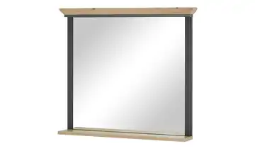 Spiegel mit Ablage Valparaiso Graphit, Asteiche (Nachbildung)