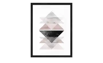 Gerahmtes Bild 33x43 cm Geometrical Forms III