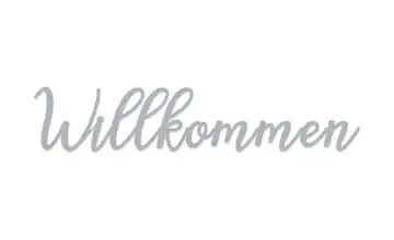 Cut-Out Willkommen II