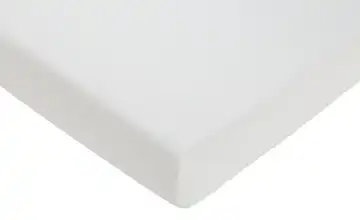 levelone Jersey-Spannbetttuch weiß 100 cm