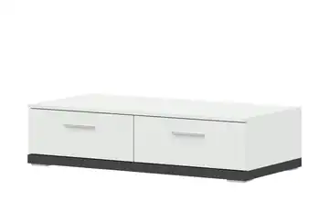 Lowboard Toulon Graphit, Weiß 106 cm