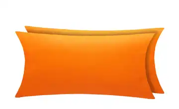 Cretonne Kissenhülle 40 cm Orange