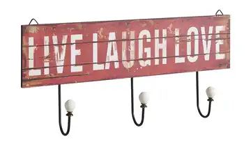 Wandgarderobe Live Laugh Love