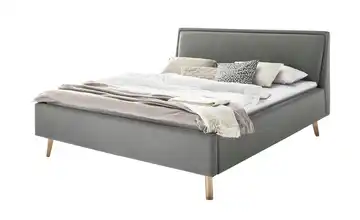 Polsterbett Fairford Hellgrau Eiche 180 cm mit Bettkasten