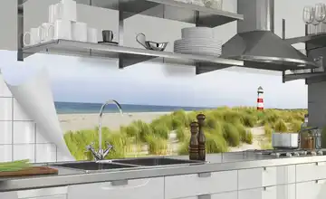 Küchenrückwand-Folie Fixy Nordseestrand