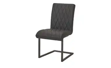 Schwingstuhl Theodor Schwarz ohne Leder