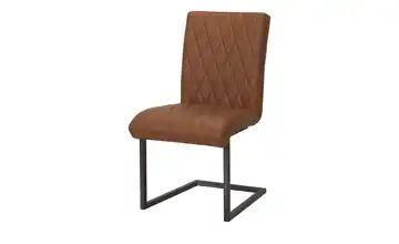 Schwingstuhl Theodor Cognacbraun ohne Leder