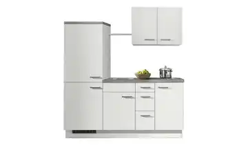 Küchenzeile mit Elektrogeräten Breda Weiß Ausrichtung links