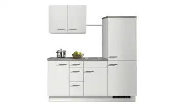 Küchenzeile mit Elektrogeräten Breda Weiß Ausrichtung rechts