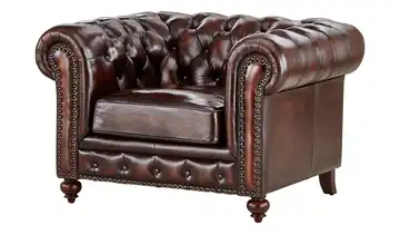 uno Ledersessel  Chesterfield