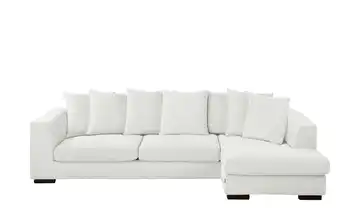 Ecksofa Paulina rechts Weiß