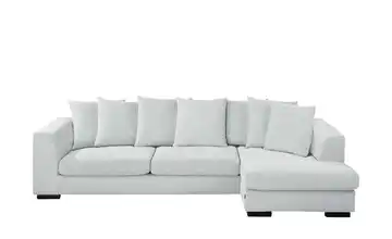 Ecksofa Paulina rechts Silbergrau