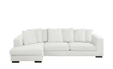 Ecksofa Paulina links Weiß