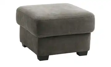 Hocker Lisa de Luxe Mikrofaser Khaki