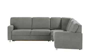 Ecksofa Valencia Hellgrau rechts Erweiterte Funktion Armlehne A1
