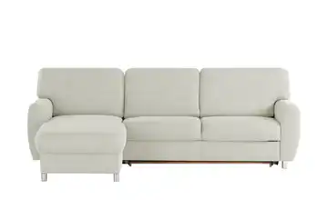 Ecksofa Valencia Silbergrau Erweiterte Funktion Armlehne A4 links