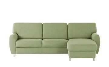 Ecksofa Valencia Grün ohne Armlehne A4 rechts
