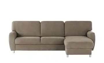 Ecksofa Valencia Schlamm ohne Armlehne A4 rechts