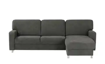 Ecksofa Valencia Anthrazit ohne Armlehne A1 rechts