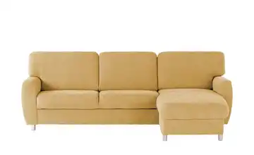 Ecksofa Valencia Gelb ohne Armlehne A4 rechts
