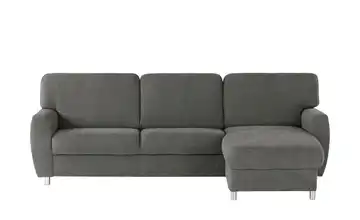 Ecksofa Valencia Anthrazit ohne Armlehne A4 rechts
