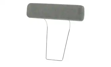 Kopfstütze Arissa de Luxe Webstoff Stone (Steingrau)