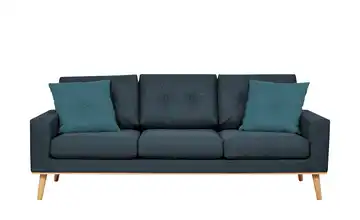Sofa, 3-sitzig Cristy Dunkelblau, Petrol