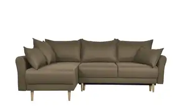 Ecksofa Elise Braun links