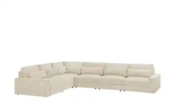 Ecksofa Branna Creme rechts