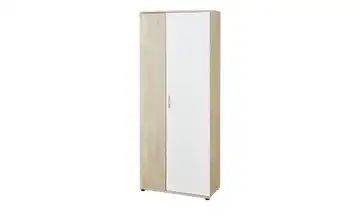 Schuhschrank Eiche Sonoma Nachbildung, weiß