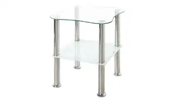 Beistelltisch Korfu transparent, satiniert