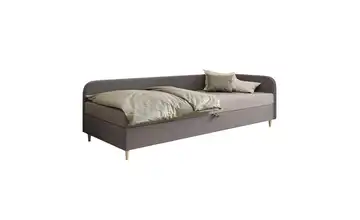 Polsterbett Ilford rechts 90x200 cm Grau