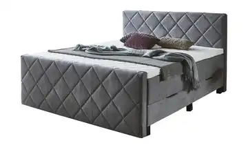 Boxspringbett Chester Grau