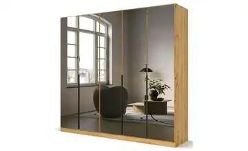 Drehtürenschrank Skyla Eiche Artisan (Nachbildung) 226 cm