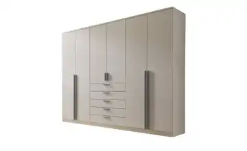 Drehtürenschrank 6-türig, Cashmere, mit Einlegeböden Arnis
