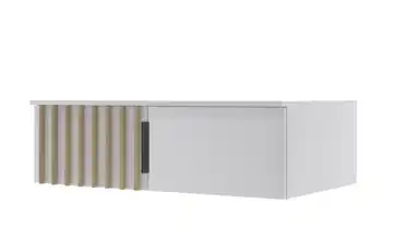 Aufsatz Sorento 100 cm Weiß, Eiche (Nachbildung)