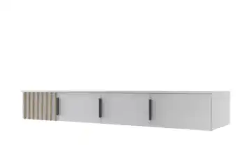 Aufsatz Sorento 200 cm Weiß, Eiche (Nachbildung)