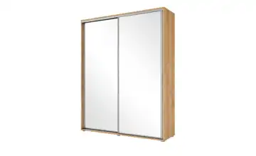 Schwebetürenschrank Aarau A1 100 cm Eiche (Nachbildung) 2 Stück 215 cm