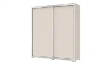 Schwebetürenschrank Aarau A15 100 cm kaschmirfarben 215 cm