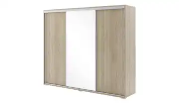 Schwebetürenschrank Aarau A25 Eiche Sonoma (Nachbildung) 245 cm 278 cm